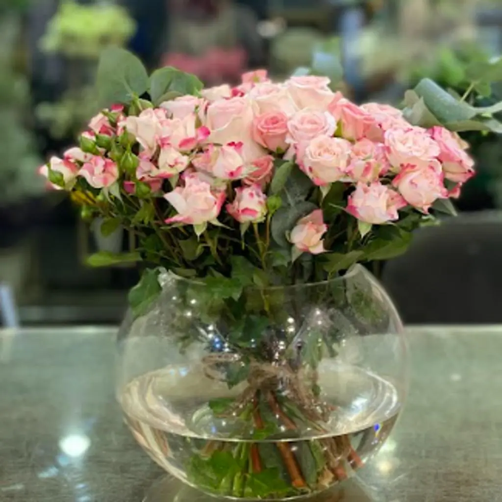 Vase with Baby Pink Rose